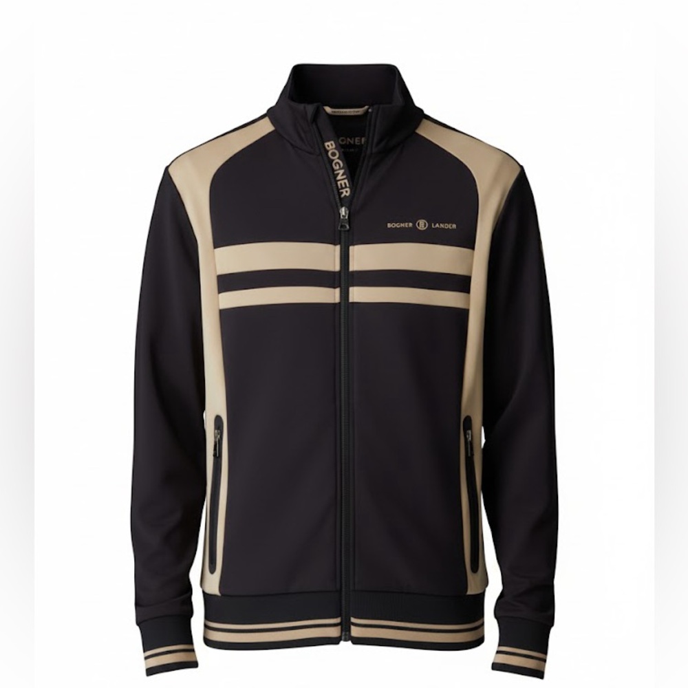 Bogner Black and Beige Performance Jacket